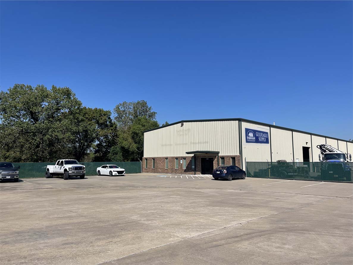 Gulfeagle Supply building and parking lot