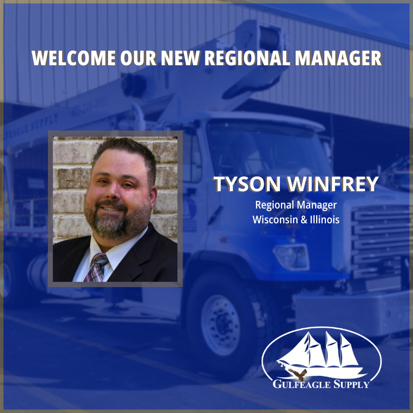 Gulfeagle Supply Welcomes Tyson Winfrey as Regional Manager for Wisconsin and Illinois